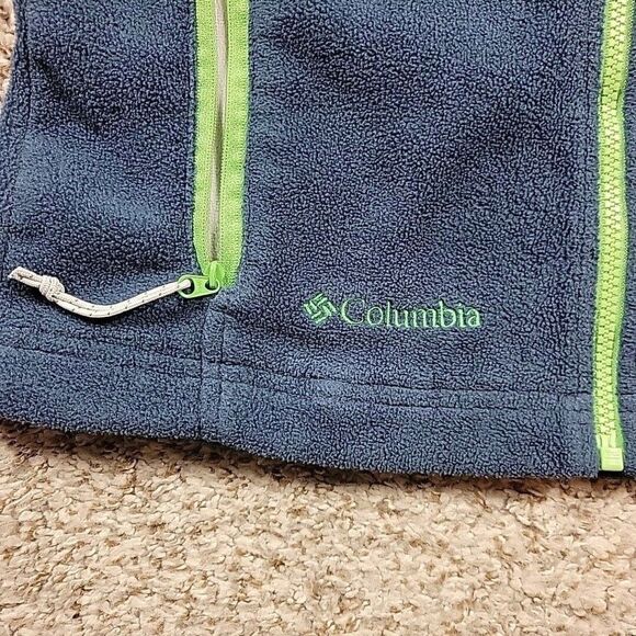 Columbia Interchange Fleece Jacket Womens Small Blue Green Full Zip Long… - Picture 6 of 8